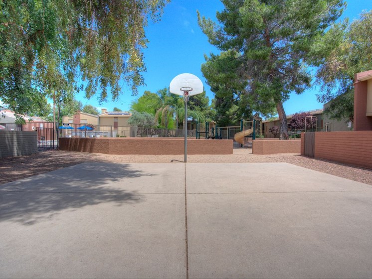 Community Outdoor Basketball Court at Copper Creek in Tucson, AZ